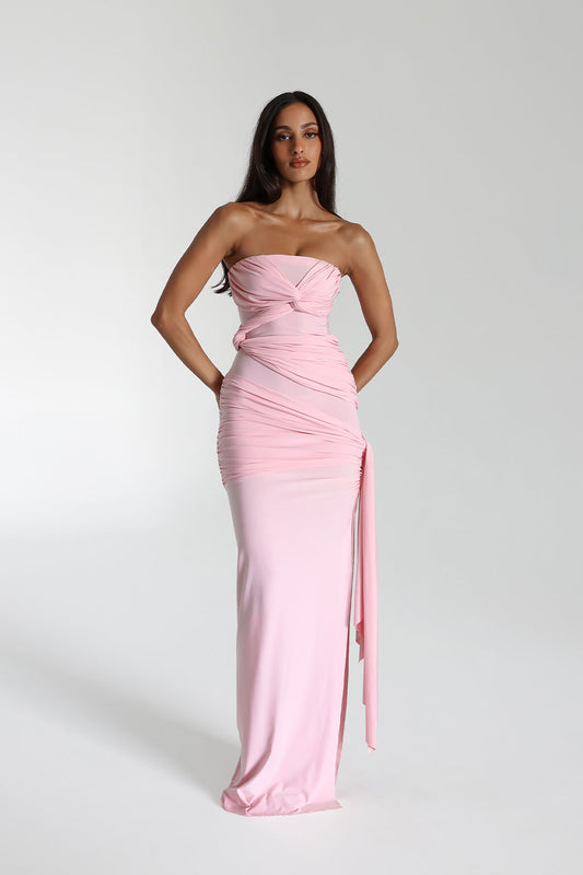 Mia Pink Maxi Dress