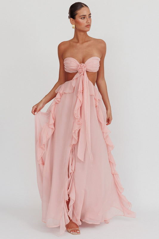 Laura Ruffle Maxi Dress