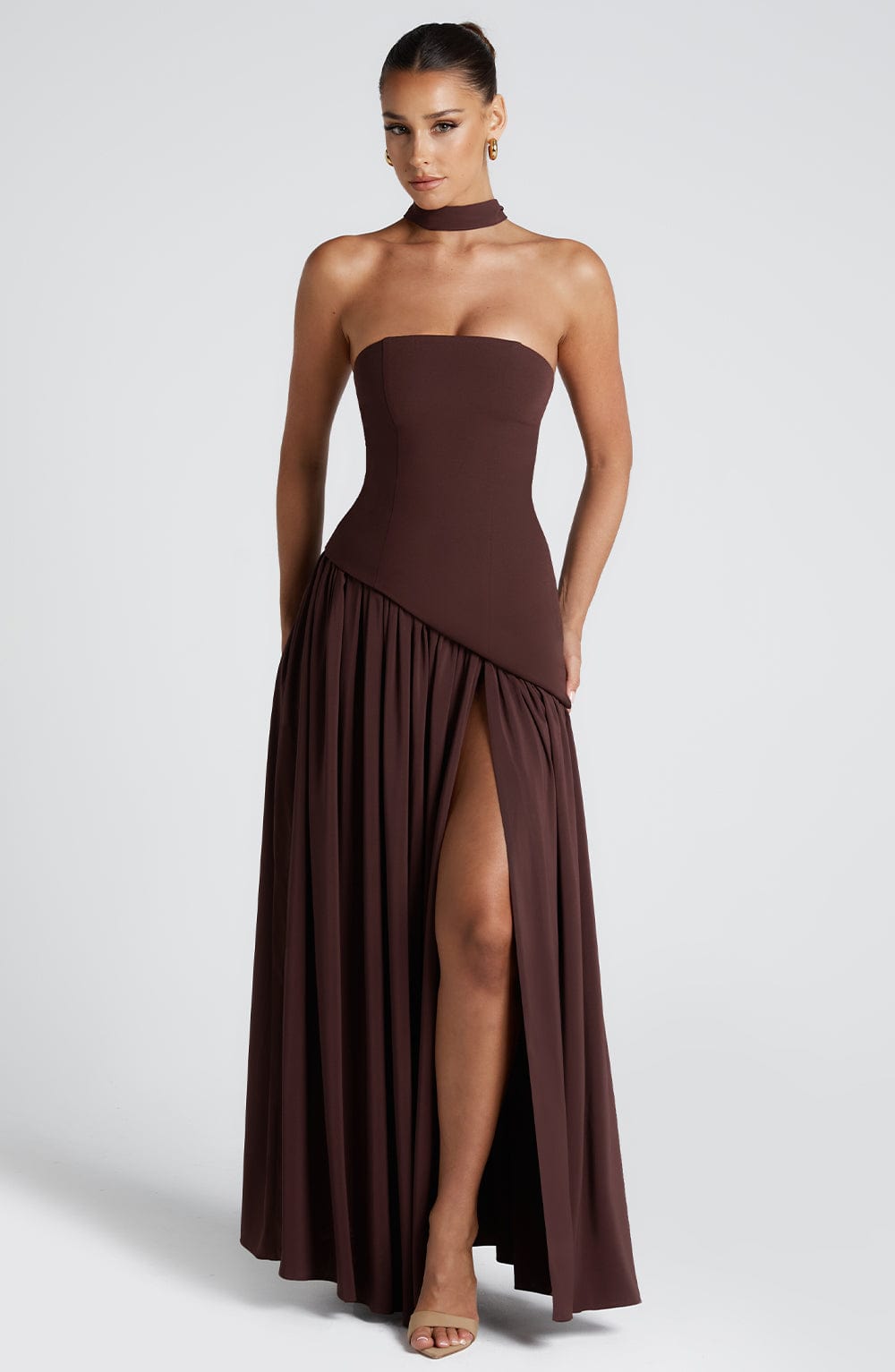 Janna Maxi Dress Brown