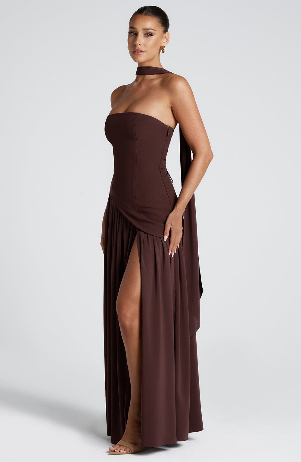 Janna Maxi Dress Brown