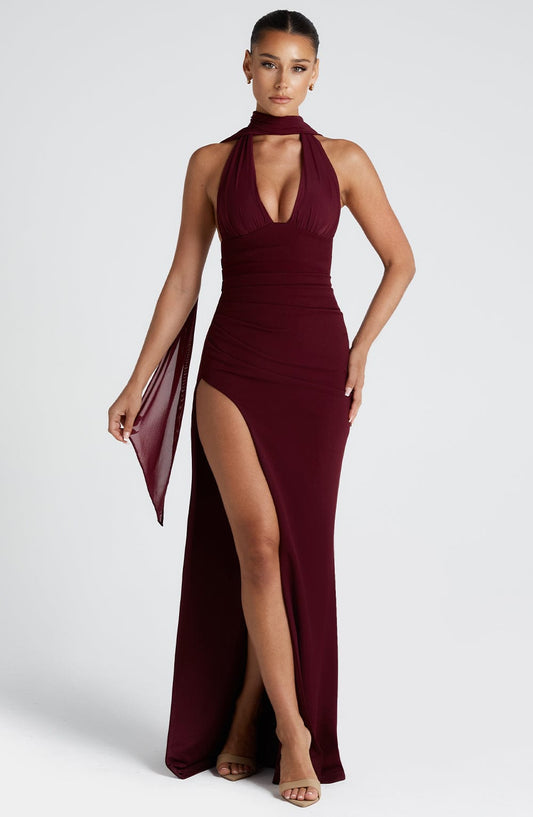 Viona Maxi Dress Cherry