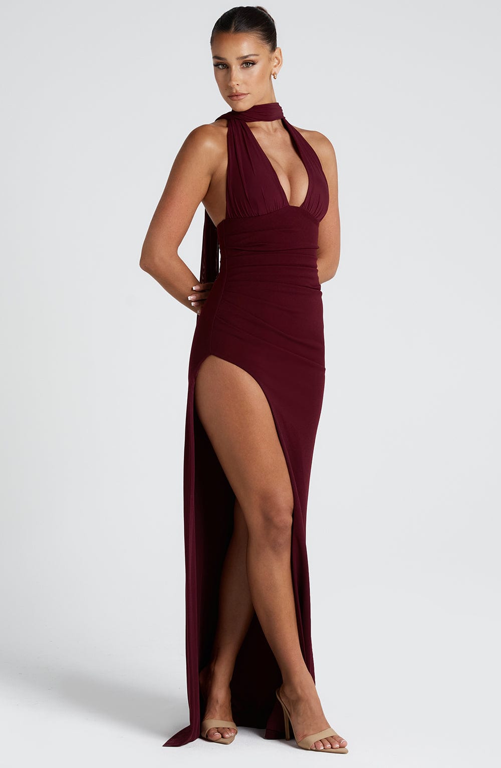 Viona Maxi Dress Cherry